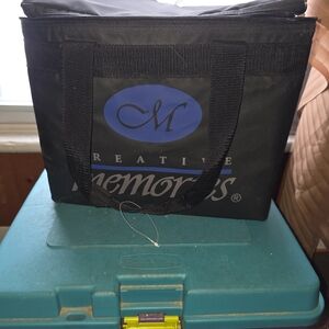 Creative Memories Black Tote with Blue Logo